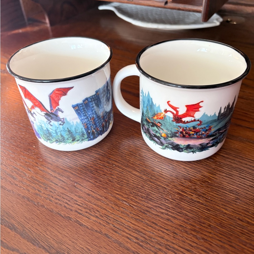 Owlcrate Harry Potter Ceramic Mug Set of 2 - Cara Kozik, Goblet of Fire - Picture 2 of 3